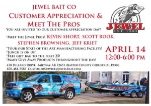 Jewel Bait Company 2013 Open House Flyer