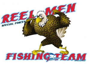 Reel Men Fishing Logo Hank Cherry