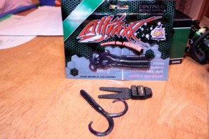Attrax Soft Plastic Chunk and 4-inch Double Tail Worm