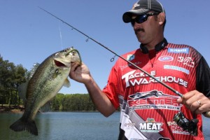 Jared Lintner with a Nice Largemouth - photo by Dan O'Sullivan