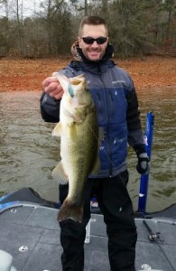 Randy Howell with a 5-pounder caught on a Howeller at Hartwell