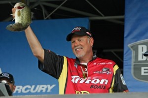 Boyd Duckett on Day Three at the California Delta - photo by Dave Rush - The BASS ZONE