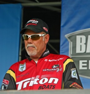Boyd Duckett on Day Two at the California Delta - photo by Dave Rush - The BASS ZONE