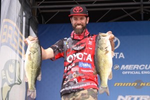 Mike Iaconelli on the Elite Series Stage - photo by Dan O'Sullivan