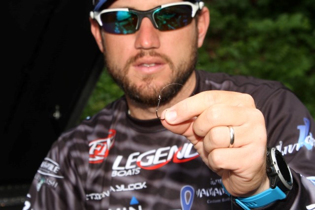 18 Seaguar Hookpoints Stetson Blaylock Wacky Rigged Stickbait - See the Finished Knot