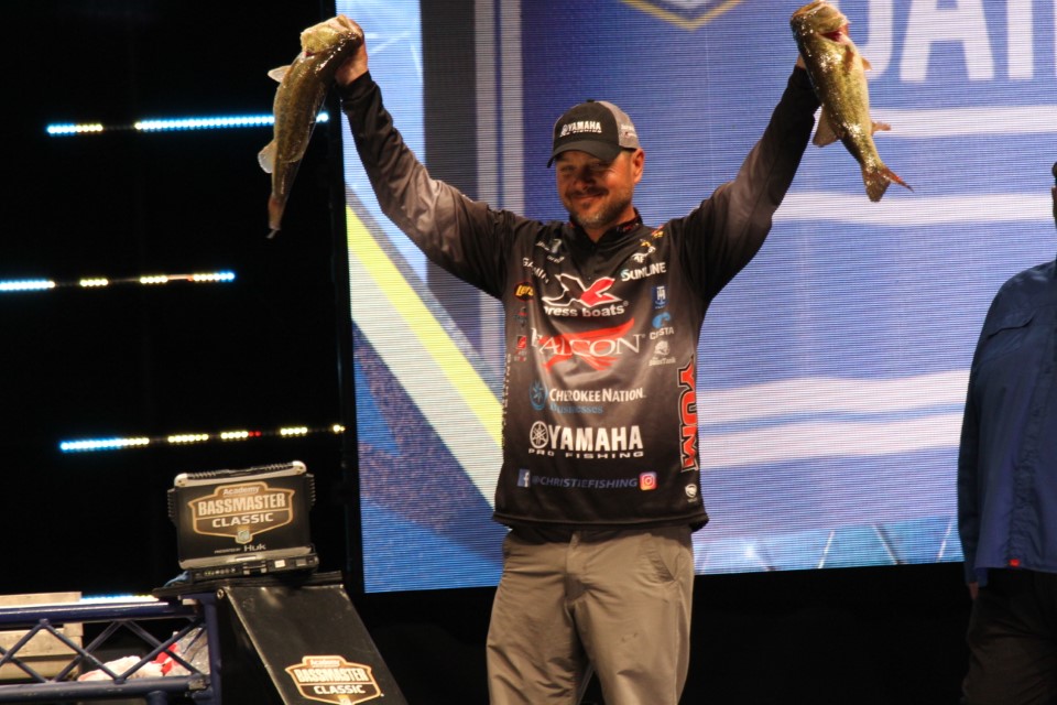 Jason Christie and Kyle Welcher Tie for Lead on Day Two of 2022 Bassmaster  Classic